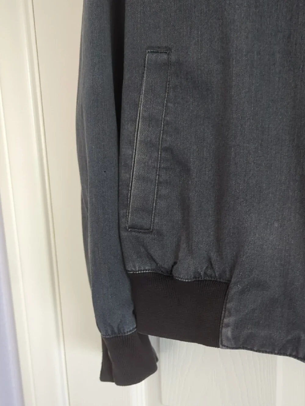 Banana Republic Men's Dark Gray Zip-Up Jacket Size M